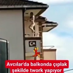Balkonda çıplak dans eden kızın görüntülerinin nerede çekildiği ortaya çıktı. Avcılar değilmiş