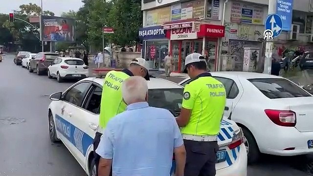Kadıköy'de taksi denetimi. Sürücülere ceza kesildi