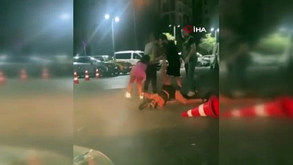 Yabancı uyruklu kadınları tekme tokat dövdüler. Eğlence mekanı çıkışı kavga