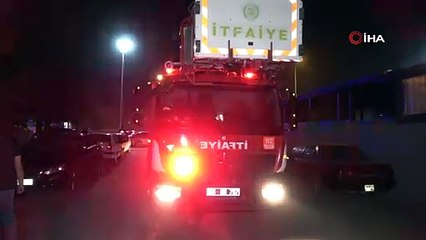 Aksaray’da 8 katlı apartmanda korkutan yangın