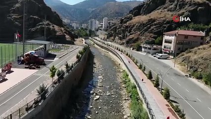 Gümüşhane’de Harşit Çayı balık mezarlığına döndü