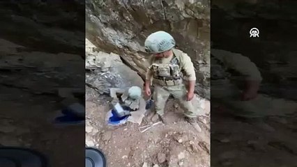 MSB duyurdu: Teröristlere ait çok sayıda mühimmat ele geçirildi