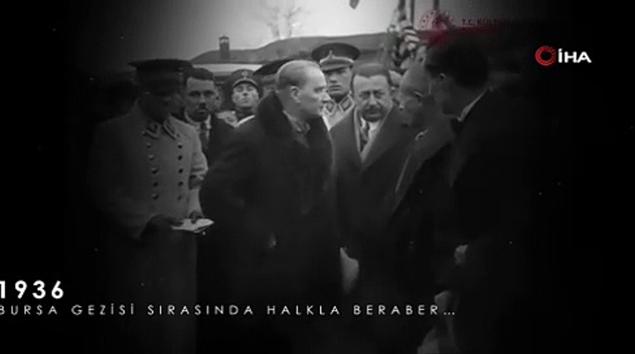 Atatürk'ün hiç bilinmeyen görüntüleri ortaya çıktı