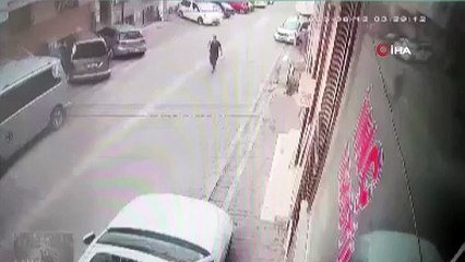 Kahraman bekçi işe giderken hırsızı suçüstü yakaladı