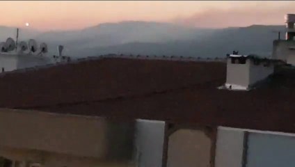 Çanakkale'deki orman yangınına müdahale devam ediyor: Gece görüşlü helikopterler devrede