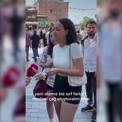 Sokak röportajında konuşan genç kız herkesi hayrete düşürdü: Türkçeyi Atatürk oluşturdu