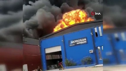 Tekirdağ’da kimya fabrikasında yangın