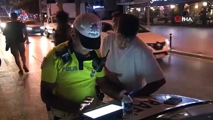 Bağdat Caddesi'nde kurallara uymayan motosiklet sürücülerine ceza