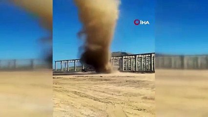 Bitlis'te hortum: Görüntüler film sahnesini aratmadı