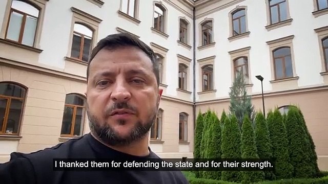 Ukrayna lideri Zelenskiy: Savaş yavaş yavaş Rusya'nın topraklarına dönüyor