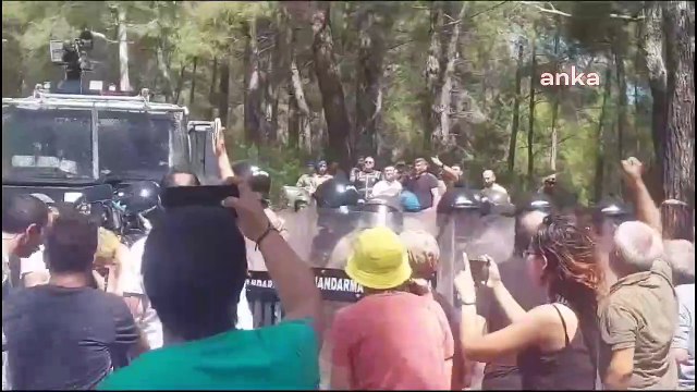 Akbelen Direnişi sürüyor. Köylülere TOMA ve biber gazıyla müdahale edildi