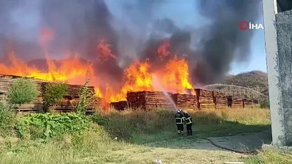 Kastamonu'da fabrika yangını