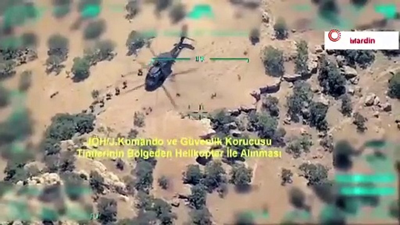 Teröristlerin vurulma anı kamerada. 3 terörist  etkisiz hale getirildi