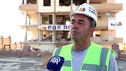 Koca bina 3 saniyede yerle bir oldu. Patlayıcıyla yıkıldı