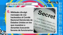 6 filtraciones de Julian Assange