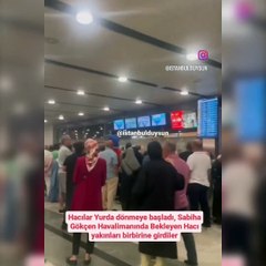 Hacı adayları ve yakınları birbirine girdi