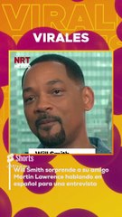 #WillSmith sorprende a su compañero de reparto, #MartinLawrence en entrevista al hablar en español