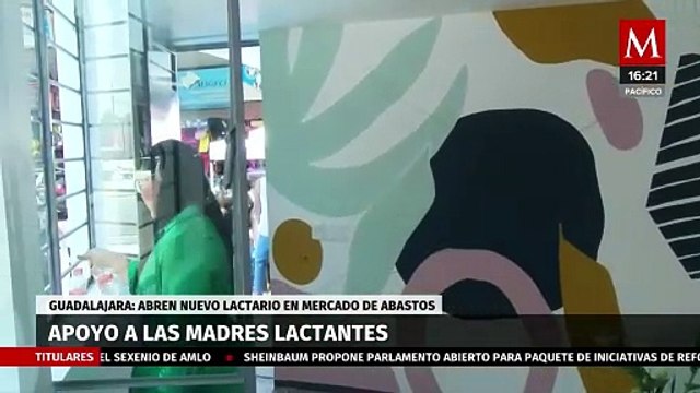 En Guadalajara, inauguran lactario en el mercado de Abastos