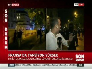 Fransa polisinden Türkçe olarak buradan çekilin uyarısı geldi