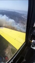 Bodrum Havalimanı’nın yakınında orman yangını