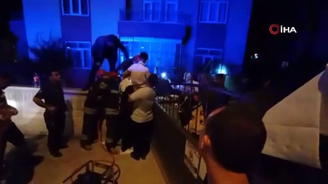 Çocuğun bacağına demir ok gibi saplandı