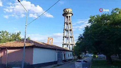 Su deposu tek dokunuşla yıkıldı