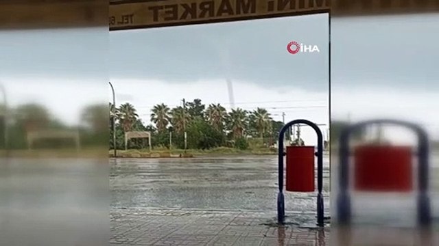 İskenderun’da denizde hortum çıktı