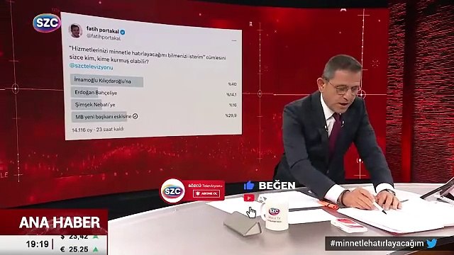 Fatih Portakal yeni Merkez Bankası Başkanına açtı ağzını yumdu gözünü. Canlı yayında sinirlerine hakim olamadı