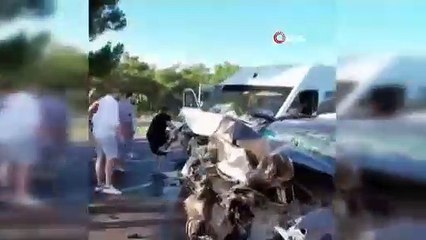 İzmir'de katliam gibi trafik kazası
