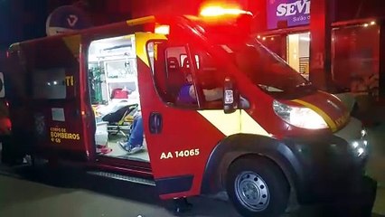 Criança é socorrida após sofrer queda em festa de aniversário no Brasília