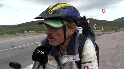 Almanya’dan Sivas’a pedal çevirdi