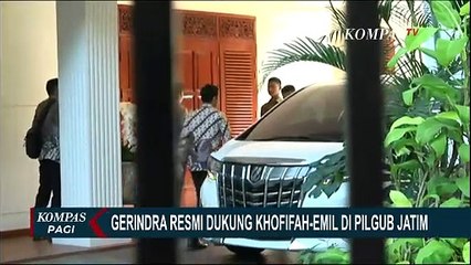Resmi! Gerindra Resmi Dukung Khofifah-Emil di Pilgub Jatim