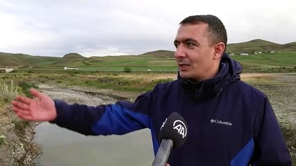 Van'da akarsuların debisi düştü, inci kefallerinin göçü zorlaştı