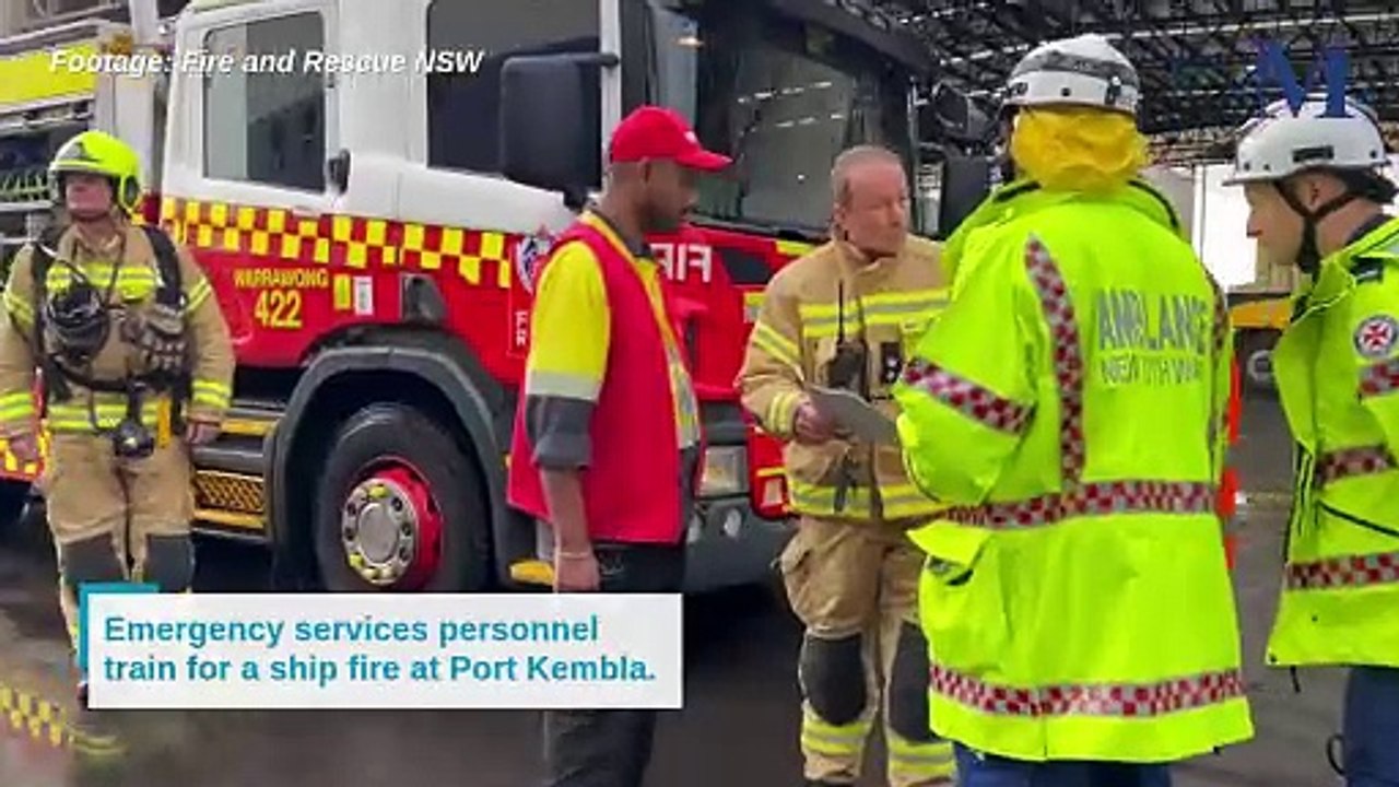 Emergency training at Port Kembla | June 7, 2024 | Illawarra Mercury