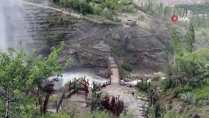 Yağışlar su seviyesini 9 metre yükseltti