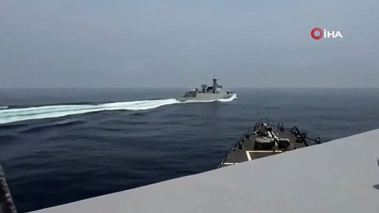ABD ve Çin ordusu burun buruna geldi. Tayvan Boğazı'nda sıcak saatler