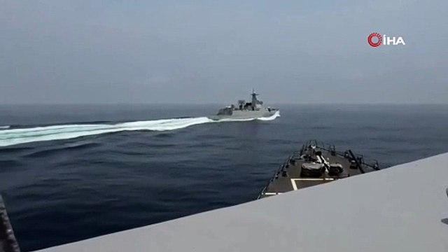 ABD ve Çin ordusu burun buruna geldi. Tayvan Boğazı'nda sıcak saatler