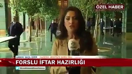 Vatandaş soğan alamazken Saray’daki iftar görüntüleri gündem oldu. Kanal D yayınlamıştı
