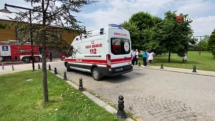 Restoranın bacasında yangın çıktı