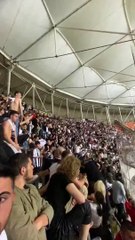 Beşiktaş taraftarı Adana'da 'Mecliste Hizbullah istemiyoruz' diye bağırdı