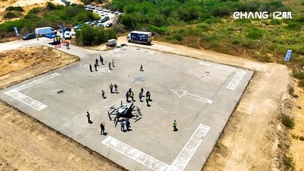 Çin üretti ilk hava taksinin testini İsrailliler yaptı
