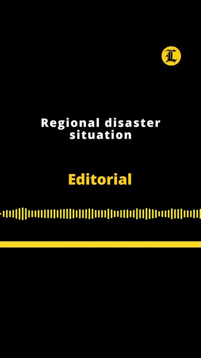 Editorial | Regional disaster situation