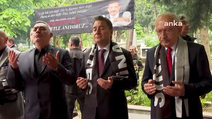 Kılıçdaroğlu, Sinan Ateş'in kabrini ziyaret etti
