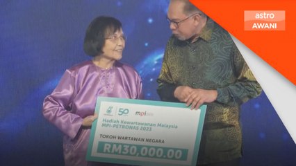HKM 2023: Adibah Amin diumum Tokoh Wartawan Negara 2023
