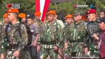 MOMEN MENHAN PRABOWO DIANGKAT SEBAGAI WARGA KEHORMATAN KOMANDO PASUKAN GERAK CEPAT