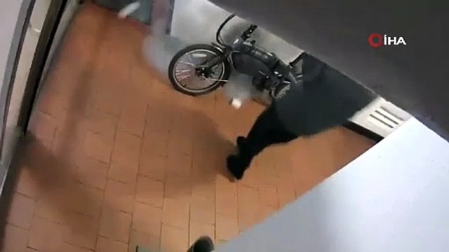 Elektrikli bisiklet bomba gibi patladı