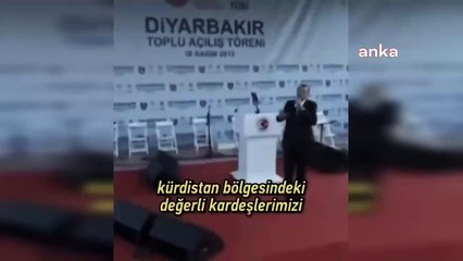 Erdoğan'ın Diyarbakır'a Kürdistan dediği video ortaya çıktı. CHP Gençlik Kolları paylaştı
