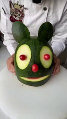 How to Carve Fruit Very Fast and Beauty part