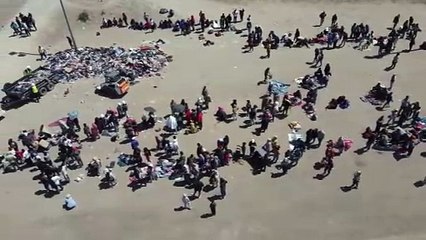 Meksika sınırında 10 binden fazla göçmen 42. maddenin kalkmasını bekliyor