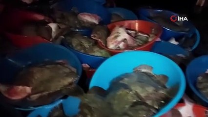 Jandarma tekne bastı. 9 ton yakaladı